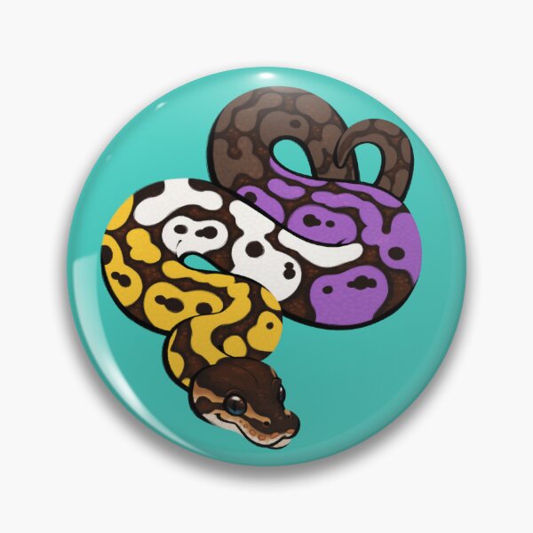 Item preview, Ball Python Pride: Nonbinary designed and sold by catdoq.