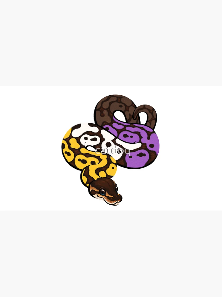 Thumbnail 3 of 3, Cap, Ball Python Pride: Nonbinary designed and sold by catdoq.
