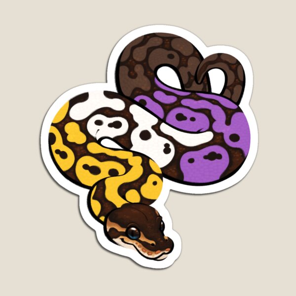 Item preview, Ball Python Pride: Nonbinary designed and sold by catdoq.