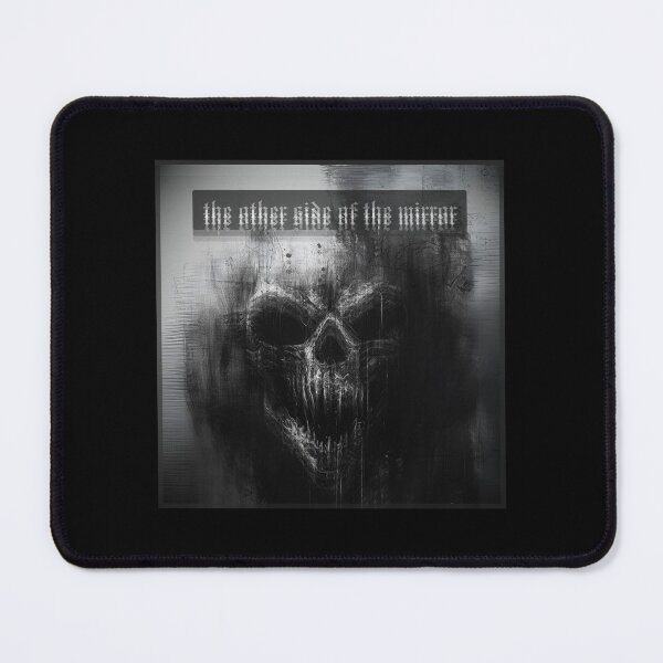 Item preview, The other side of the mirror, monochromatic dark graphics, scary skull designed and sold by silent-violin.