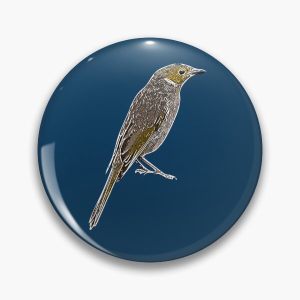Item preview, White Plumed Honeyeater White Alternate Design  designed and sold by designsasstultd.