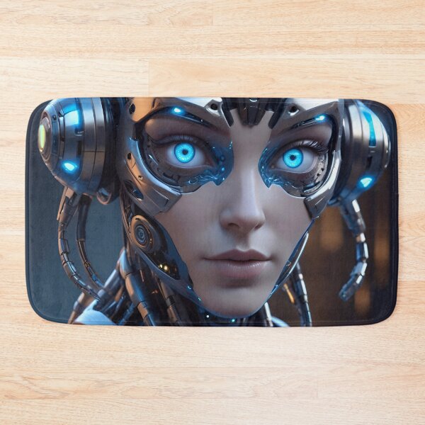 Item preview, Blue Alien Humanoid Robot designed and sold by TheArtOfPat.