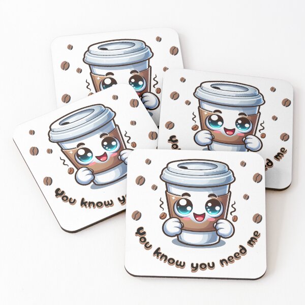 Item preview, Adorable and Cute Smiling Coffee Mug with 'You Know You Need Me' Message designed and sold by CastilloDesings.