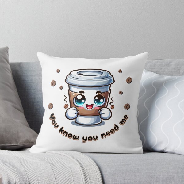 Item preview, Adorable and Cute Smiling Coffee Mug with 'You Know You Need Me' Message designed and sold by CastilloDesings.