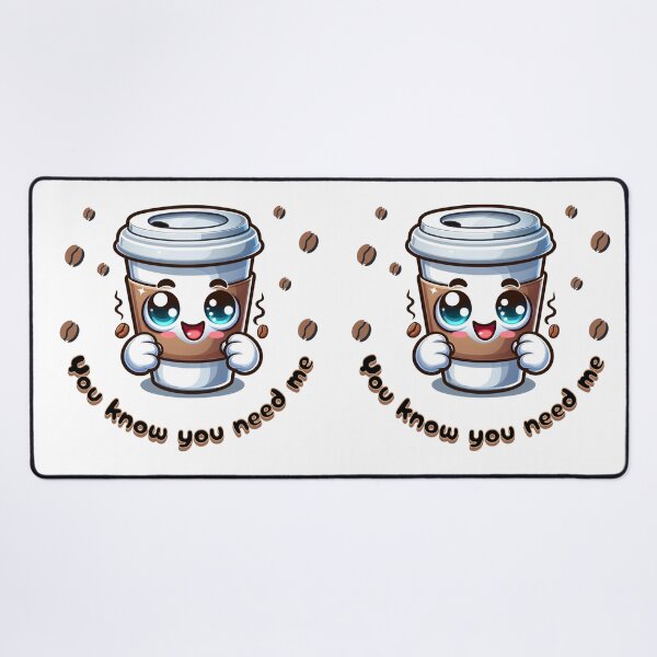 Item preview, Adorable and Cute Smiling Coffee Mug with 'You Know You Need Me' Message designed and sold by CastilloDesings.