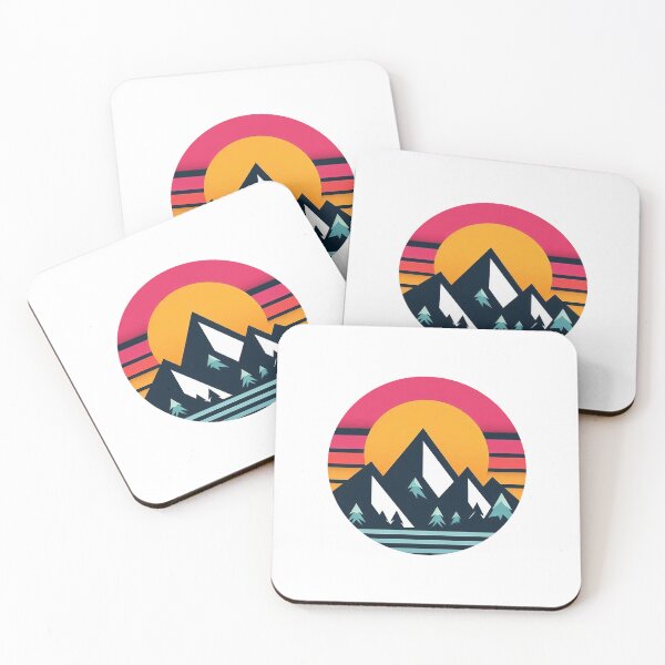 Item preview, neon sky, mountains rise, designed and sold by m-Fadel.