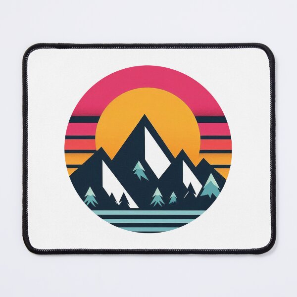 Item preview, neon sky, mountains rise, designed and sold by m-Fadel.