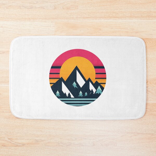Item preview, neon sky, mountains rise, designed and sold by m-Fadel.