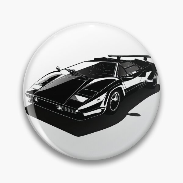 Item preview, Lamborghini Countach 5000 illustration designed and sold by blackdogshop.