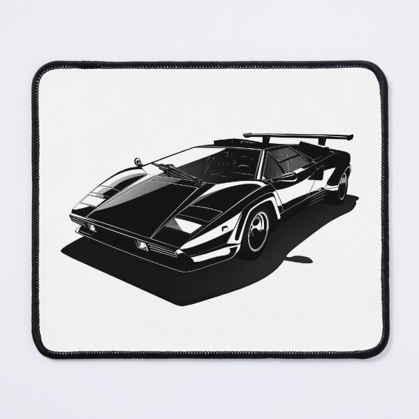 Item preview, Lamborghini Countach 5000 illustration designed and sold by blackdogshop.