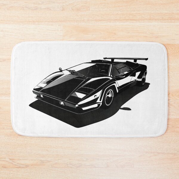 Item preview, Lamborghini Countach 5000 illustration designed and sold by blackdogshop.
