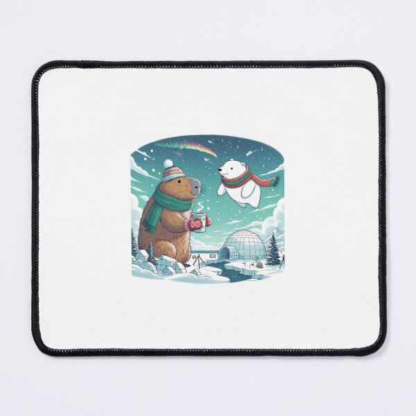 Item preview, Capybara and Polar Bear4 designed and sold by Capybara Art Lover.