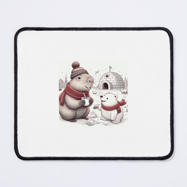 Item preview, Capybara and Polar Bear8 designed and sold by Capybara Art Lover.