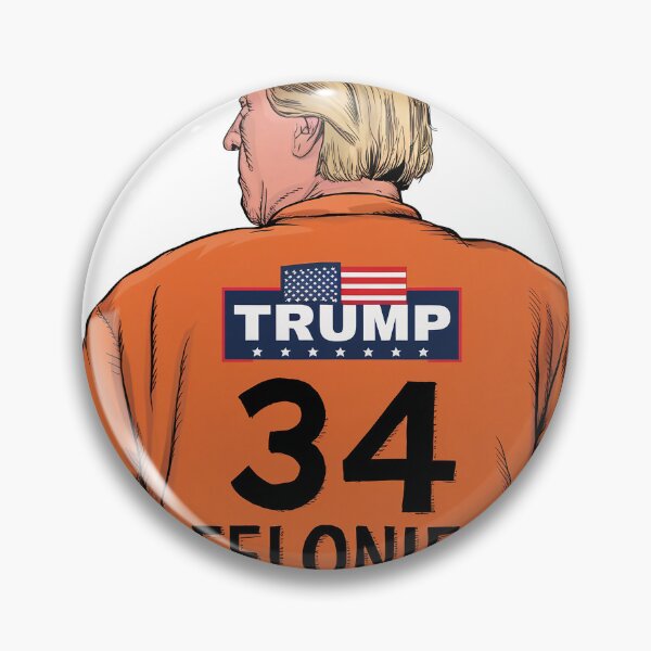 Item preview, Trump 34 Felonies designed and sold by WorldOfTeesUSA.
