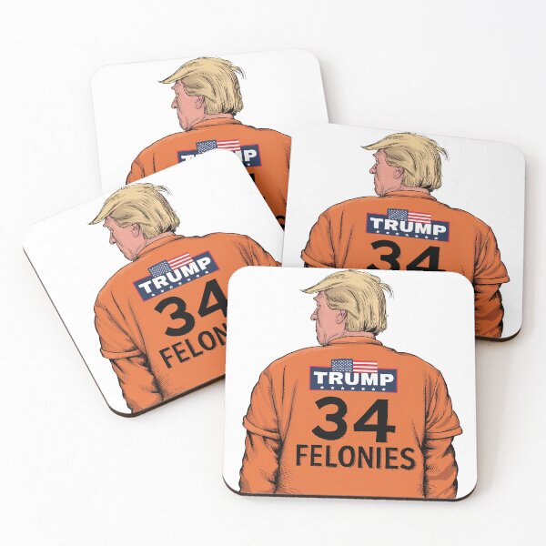 Item preview, Trump 34 Felonies designed and sold by WorldOfTeesUSA.