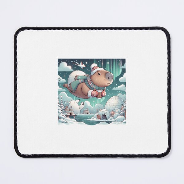 Item preview, Capybara and Polar Bear9 designed and sold by Capybara Art Lover.