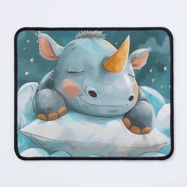 Item preview, Sleeping Rhino in the Clouds designed and sold by Brendon987.