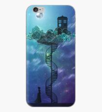 Blue Box in the Victorian Sky iPhone Case