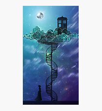 Blue Box in the Victorian Sky Photographic Print
