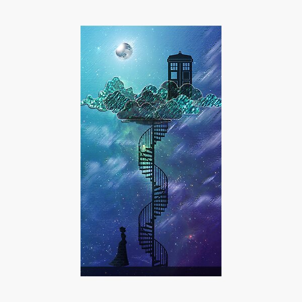 Item preview, Blue Box in the Victorian Sky designed and sold by Layla Lucitor.