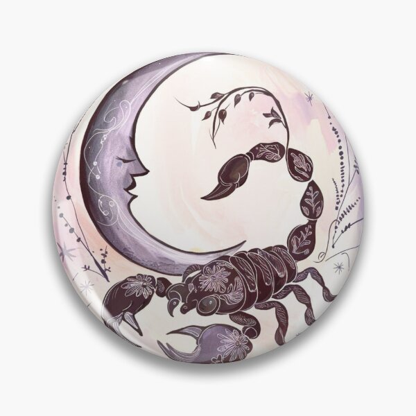 Item preview, Scorpio Astrology. Moon in Scorpio, Zodiac sign, Scorpio symbol designed and sold by ZodiacWonders.
