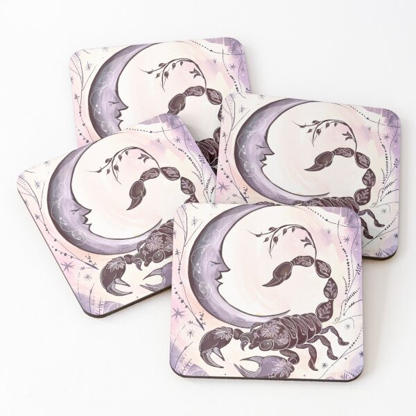 Item preview, Scorpio Astrology. Moon in Scorpio, Zodiac sign, Scorpio symbol designed and sold by ZodiacWonders.
