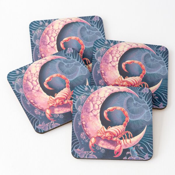 Item preview, Scorpio Astrology. Moon in Scorpio, Zodiac sign, Scorpio symbol designed and sold by ZodiacWonders.