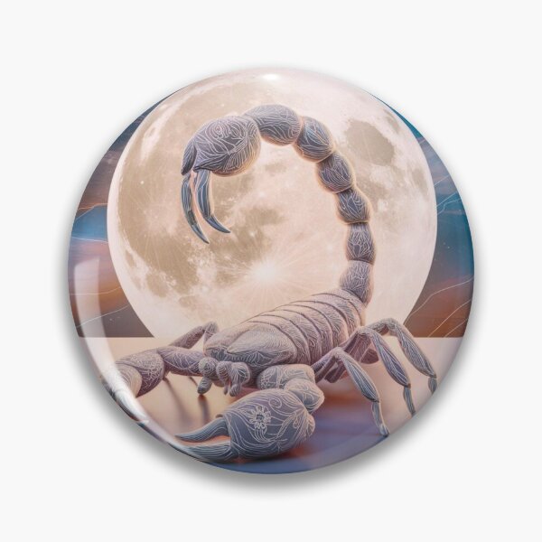 Item preview, Scorpio Astrology. Moon in Scorpio, Zodiac sign, Scorpio symbol designed and sold by ZodiacWonders.