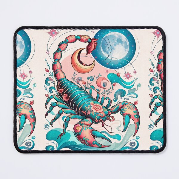 Item preview, Scorpio Astrology. Moon in Scorpio, Zodiac sign, Scorpio symbol designed and sold by ZodiacWonders.