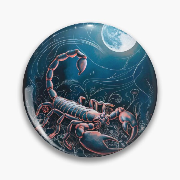 Item preview, Scorpio Astrology. Moon in Scorpio, Zodiac sign, Scorpio symbol designed and sold by ZodiacWonders.