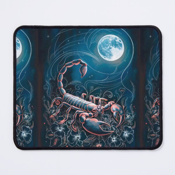 Item preview, Scorpio Astrology. Moon in Scorpio, Zodiac sign, Scorpio symbol designed and sold by ZodiacWonders.
