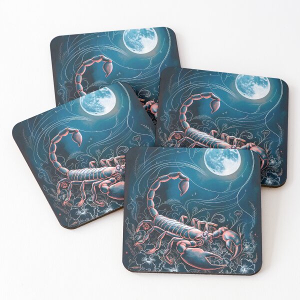 Item preview, Scorpio Astrology. Moon in Scorpio, Zodiac sign, Scorpio symbol designed and sold by ZodiacWonders.