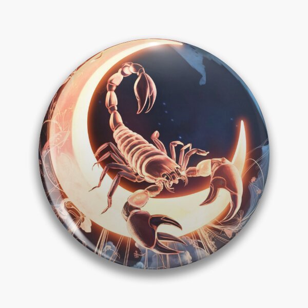 Item preview, Scorpio Astrology. Moon in Scorpio, Zodiac sign, Scorpio symbol designed and sold by ZodiacWonders.