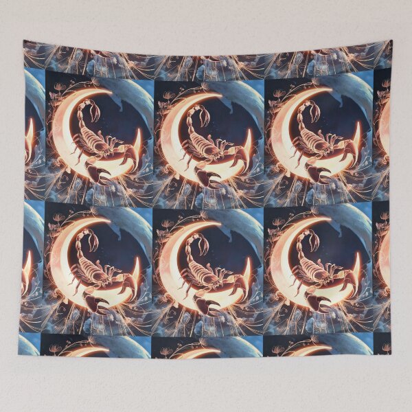 Item preview, Scorpio Astrology. Moon in Scorpio, Zodiac sign, Scorpio symbol designed and sold by ZodiacWonders.