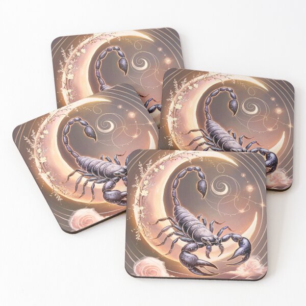 Item preview, Scorpio Astrology. Moon in Scorpio, Zodiac sign, Scorpio symbol designed and sold by ZodiacWonders.