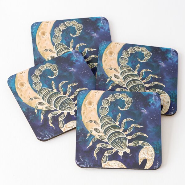 Item preview, Scorpio Astrology. Moon in Scorpio, Zodiac sign, Scorpio symbol designed and sold by ZodiacWonders.