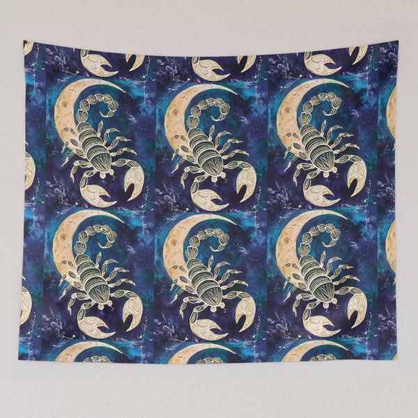 Item preview, Scorpio Astrology. Moon in Scorpio, Zodiac sign, Scorpio symbol designed and sold by ZodiacWonders.