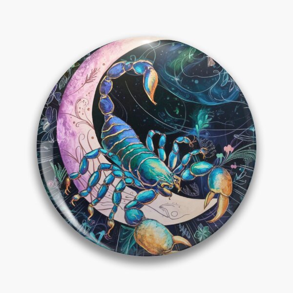 Item preview, Scorpio Astrology. Moon in Scorpio, Zodiac sign, Scorpio symbol designed and sold by ZodiacWonders.