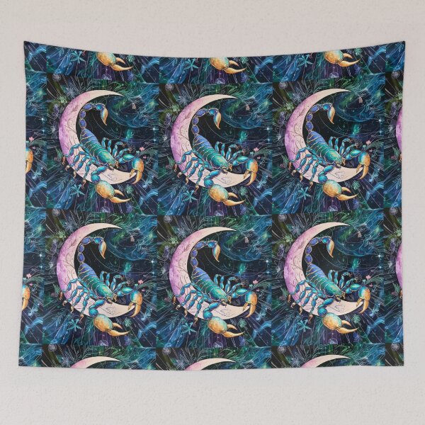 Item preview, Scorpio Astrology. Moon in Scorpio, Zodiac sign, Scorpio symbol designed and sold by ZodiacWonders.