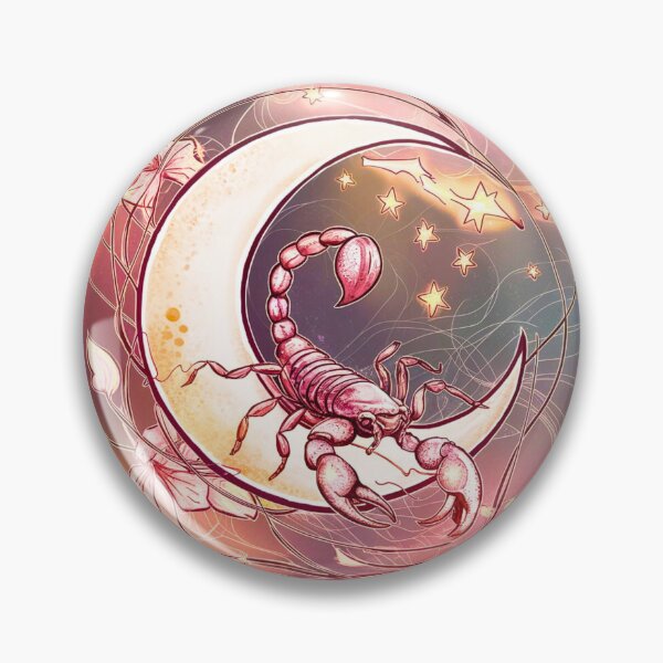 Item preview, Scorpio Astrology. Moon in Scorpio, Zodiac sign, Scorpio symbol designed and sold by ZodiacWonders.