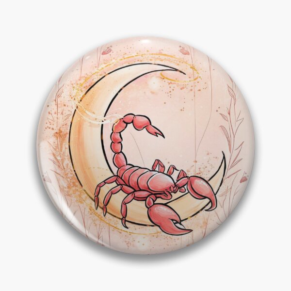 Item preview, Scorpio Astrology. Moon in Scorpio, Zodiac sign, Scorpio symbol designed and sold by ZodiacWonders.