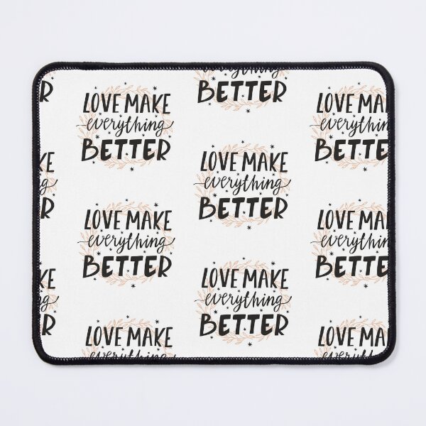 Item preview, "Love Makes Everything Better: Inspirational Lettering Design" designed and sold by hjian8219.