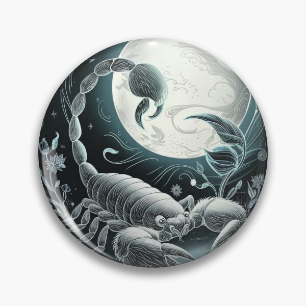 Item preview, Scorpio Astrology. Moon in Scorpio, Zodiac sign, Scorpio symbol designed and sold by ZodiacWonders.