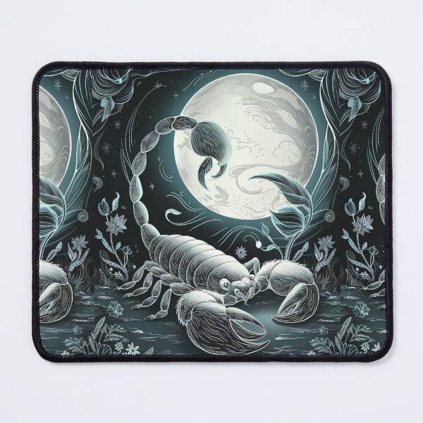Item preview, Scorpio Astrology. Moon in Scorpio, Zodiac sign, Scorpio symbol designed and sold by ZodiacWonders.