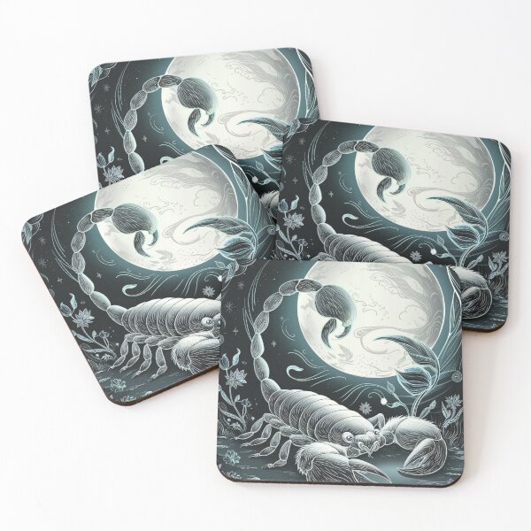 Item preview, Scorpio Astrology. Moon in Scorpio, Zodiac sign, Scorpio symbol designed and sold by ZodiacWonders.