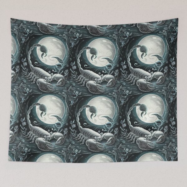 Item preview, Scorpio Astrology. Moon in Scorpio, Zodiac sign, Scorpio symbol designed and sold by ZodiacWonders.