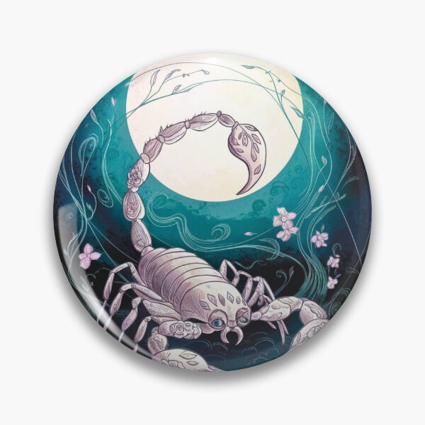 Item preview, Scorpio Astrology. Moon in Scorpio, Zodiac sign, Scorpio symbol designed and sold by ZodiacWonders.