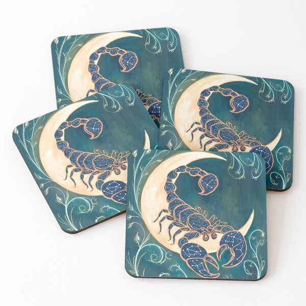 Item preview, Scorpio Astrology. Moon in Scorpio, Zodiac sign, Scorpio symbol designed and sold by ZodiacWonders.