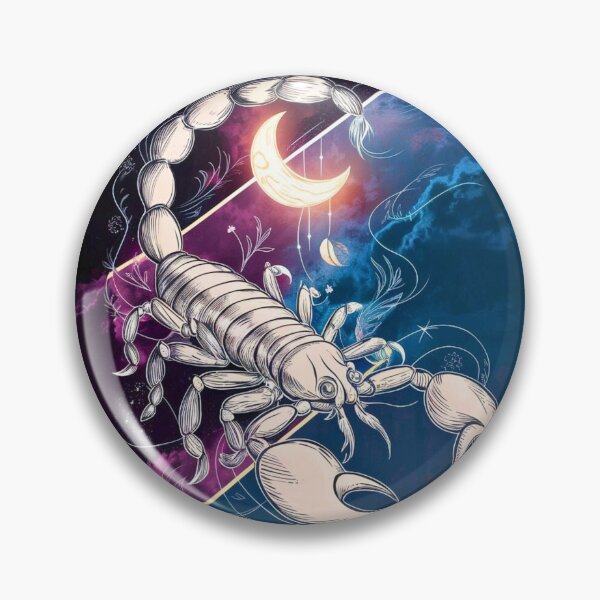 Item preview, Scorpio Astrology. Moon in Scorpio, Zodiac sign, Scorpio symbol designed and sold by ZodiacWonders.