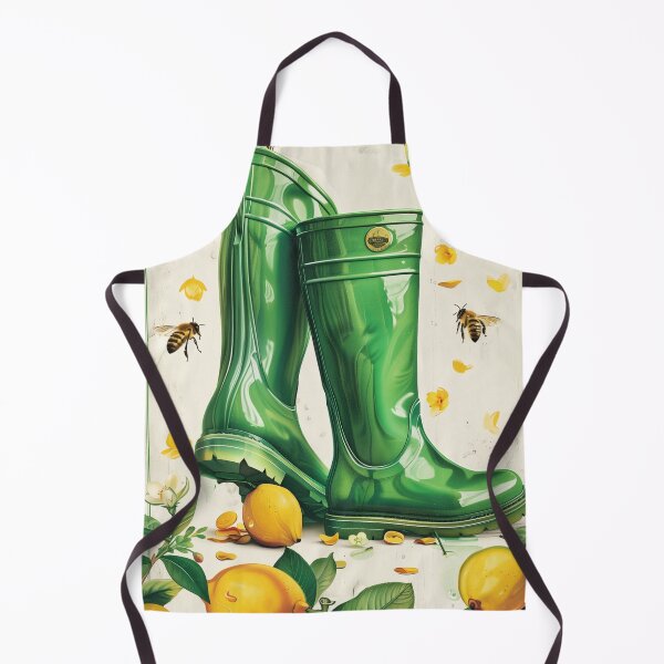 Item preview, Vibrant Green Wellies and Lemons designed and sold by plam50.